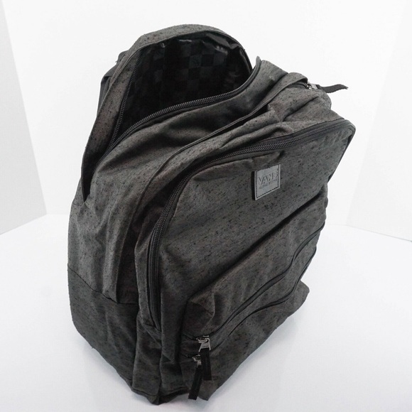 🔥SALE!🔥 VANS SCHOOLING IT Unisex Backpack School Laptop Bag Grey Zip Pockets - Picture 6 of 14